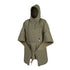 Olive green Helikon-Tex Swagman Roll Poncho with wide sleeves and pocket for cozy warmth