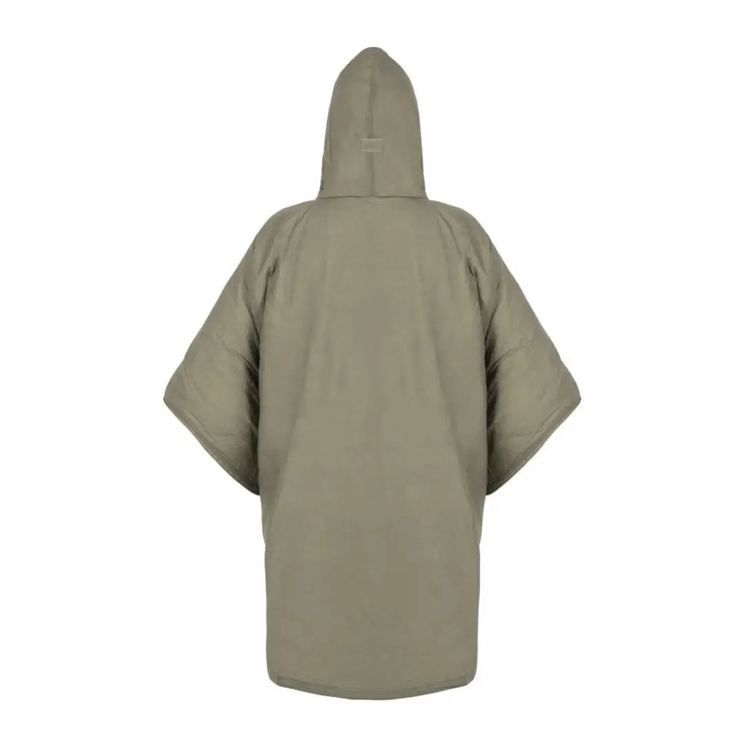 Hooded Helikon-Tex Swagman Roll Poncho in olive, perfect for camping and blanket rolls