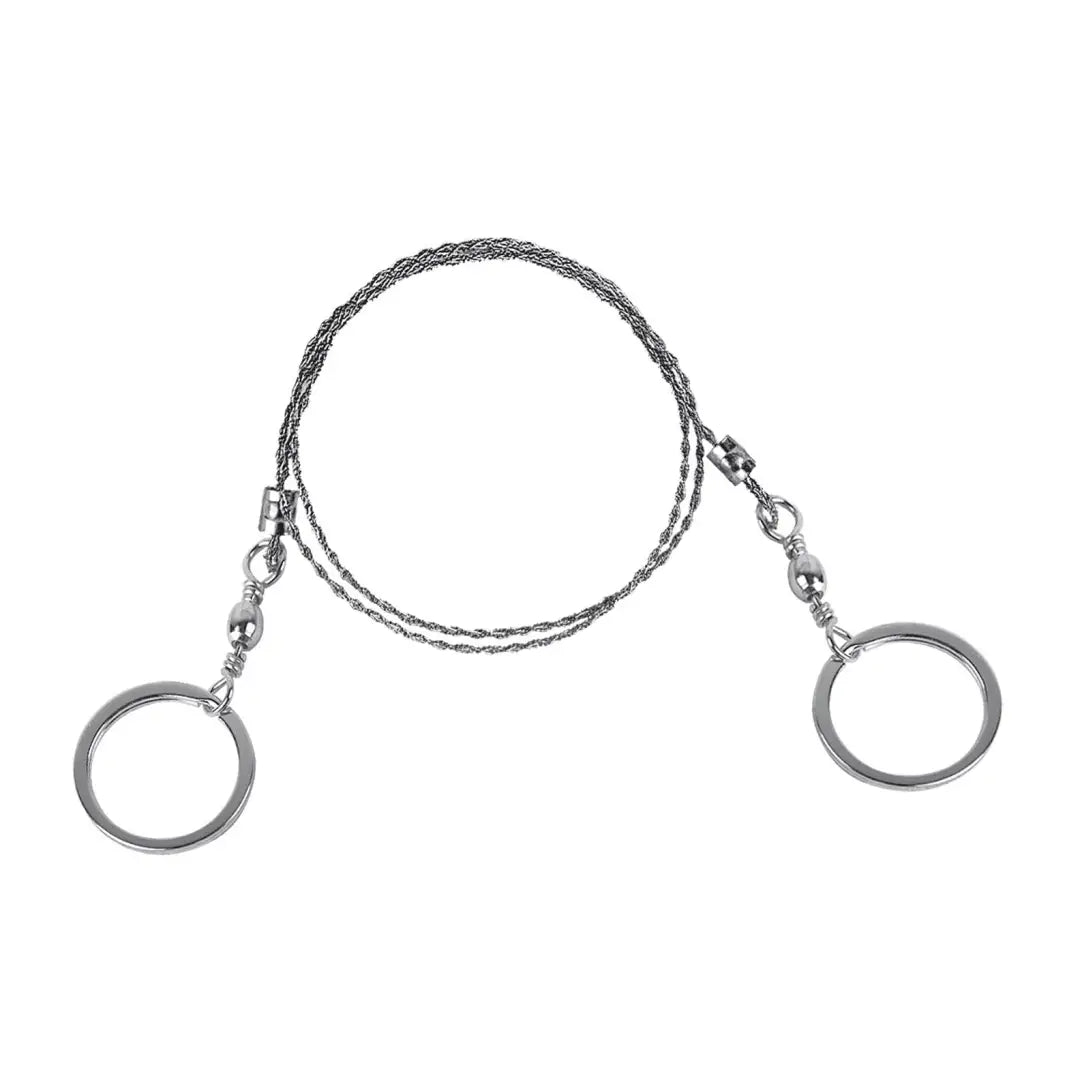 Wire Saw with circular cutting loops perfect for country clothing, hunting, and outdoor adventures