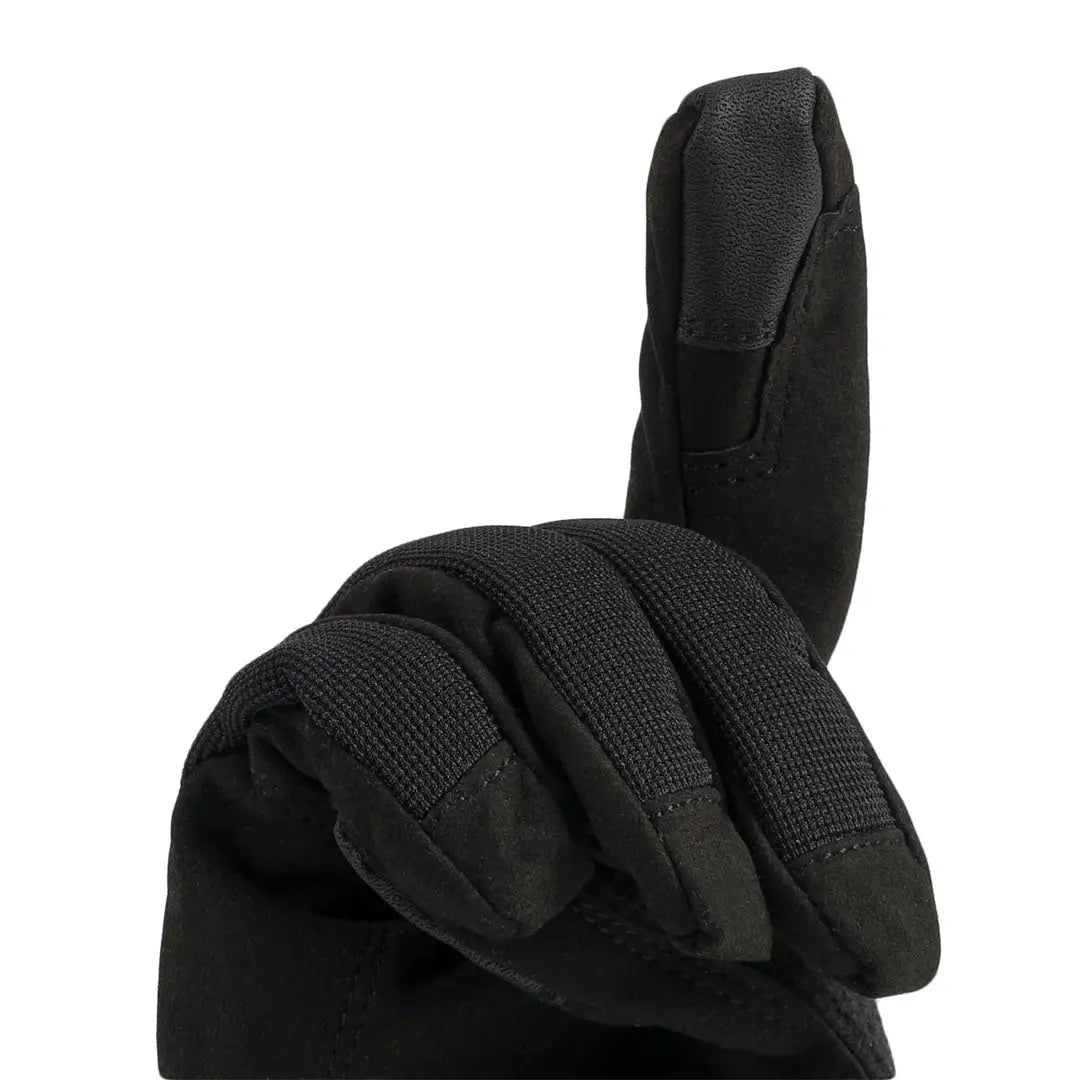 Black Highlander Aqua-Tac waterproof gloves with a raised index finger for hunting adventures