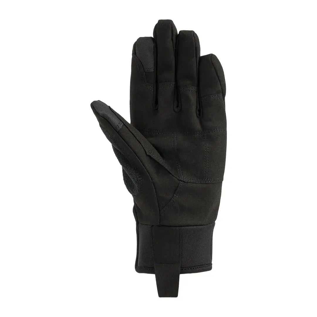 Black Highlander Aqua-Tac waterproof gloves with textured palm, perfect for country clothing and hunting