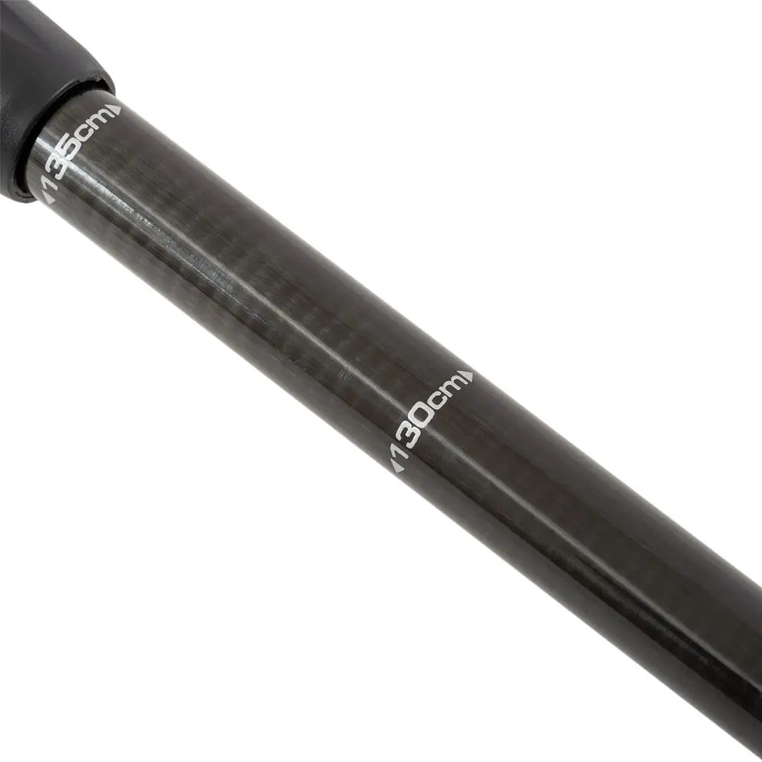 Carbon fiber segment of Highlander Isle Of Skye walking pole with brand markings