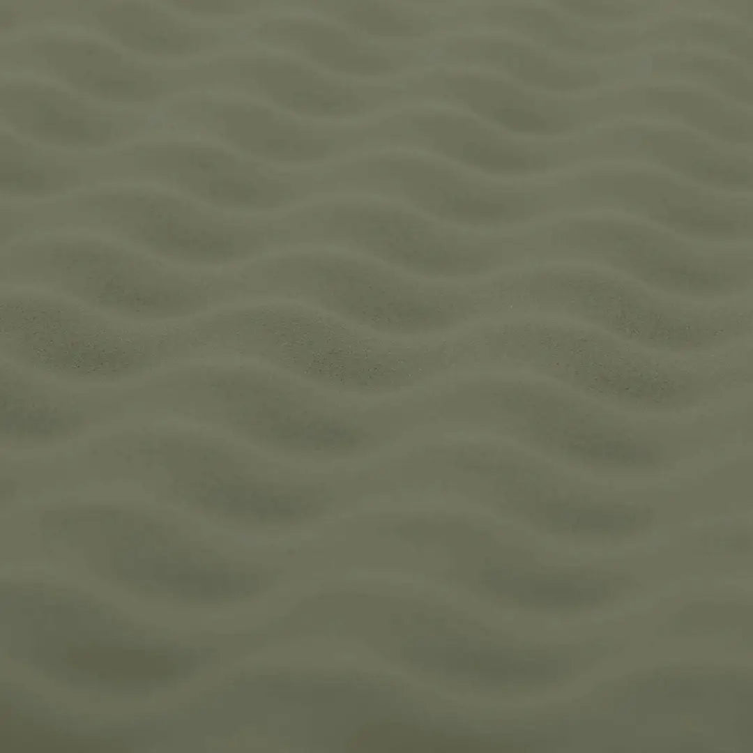 Rippling olive-green water perfect backdrop for Highlander Comfort Camping Mat