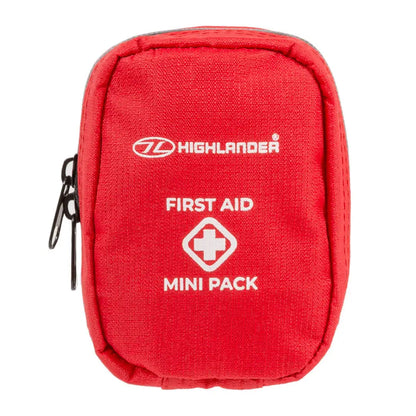 Red Highlander First Aid Mini Pack perfect for country clothing, hunting, and outdoors adventures