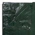 Dark green Highlander P.E. Tent Groundsheet with durable grommets for outdoor adventures