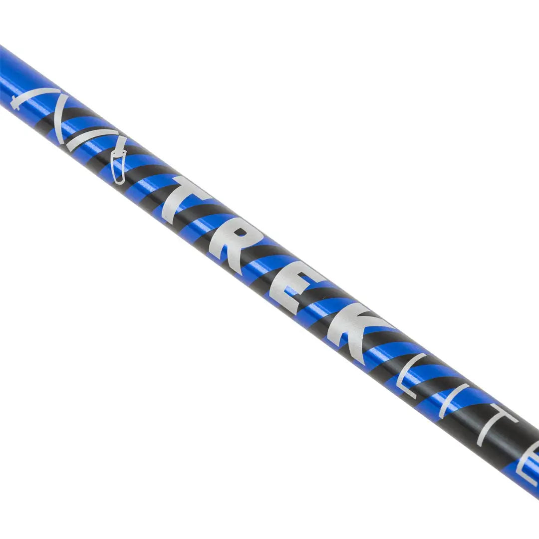 Blue and black ADRENALINE hockey stick shaft on Highlander Trek Lite Walking Pole