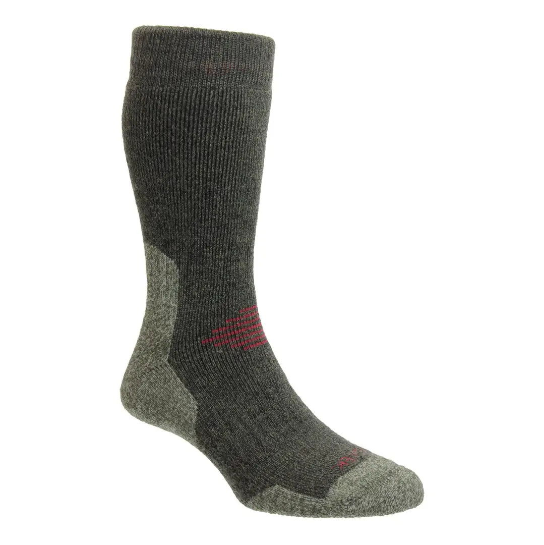 Thick dark gray HJ Hall ProTrek Mountain Climb Socks perfect for country clothing and hunting