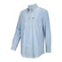 Light blue Hoggs Of Fife Archerfield long sleeved denim shirt with logo