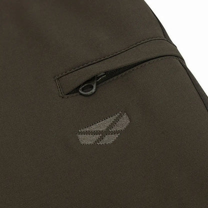 Close-up of Hoggs of Fife Ardross Trouser in dark olive, great for outdoors and hunting