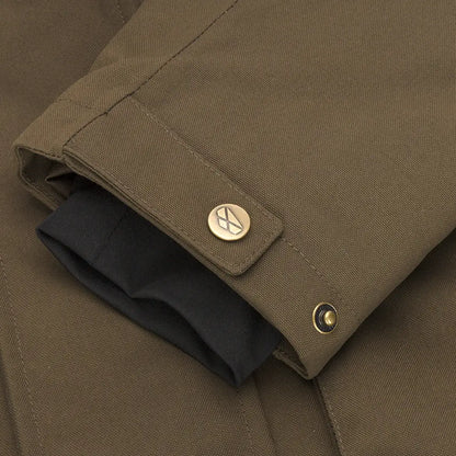 Sleeve cuff of the Hoggs of Fife Ballater Waterproof Field Jacket with metal button