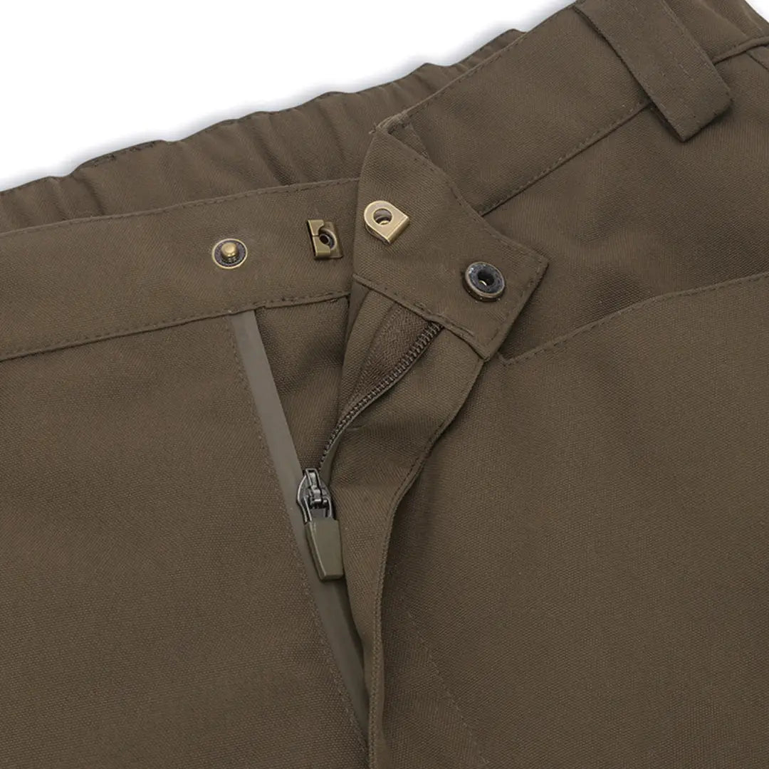 Khaki Hoggs of Fife Ballater Trousers, perfect for hunting and country clothing adventures