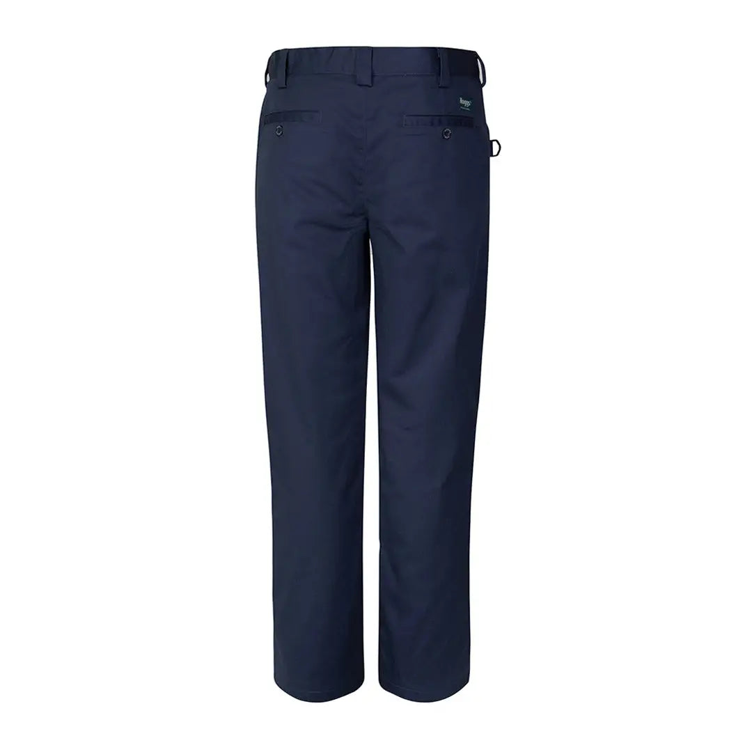 Navy blue Fife Bushwhacker Stretch Trousers with belt loops and a back pocket