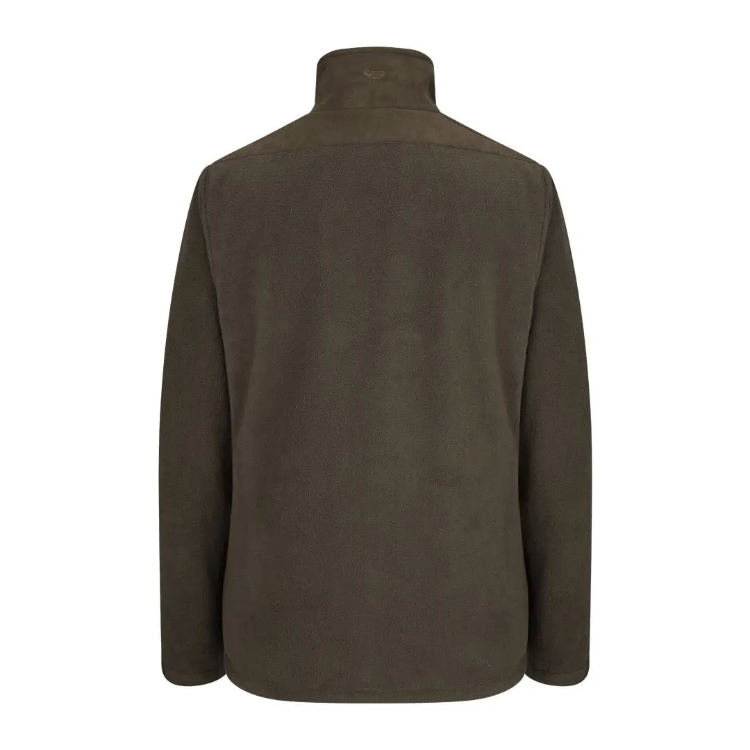 Dark olive green Fleece Jacket with high collar, perfect for Fife Carrbridge Ladies