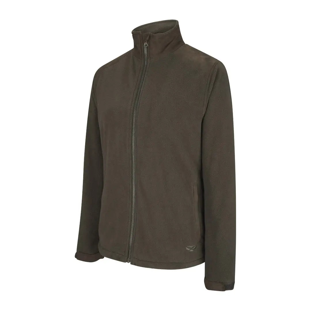 Dark green full-zip fleece jacket perfect for outdoor adventures, Fife Carrbridge Ladies style