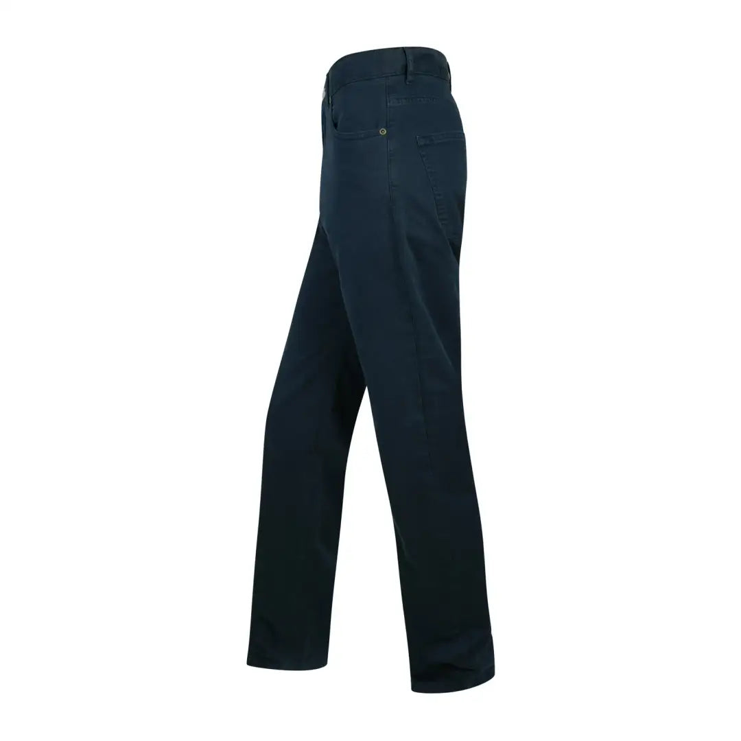 Dark blue straight leg Hoggs of Fife Dingwall Cotton Stretch Jeans for stylish comfort