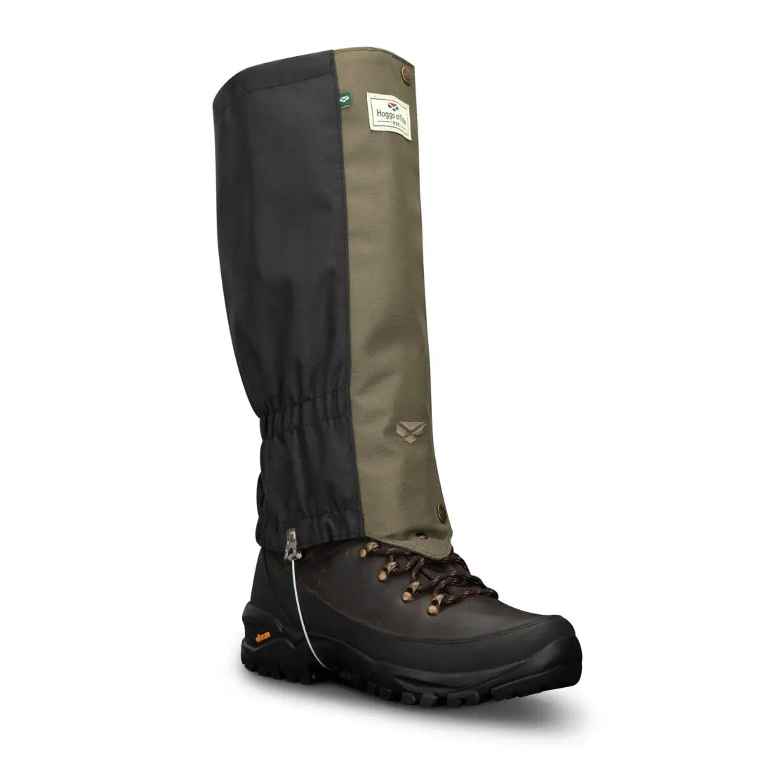 Hoggs Of Fife Field & Trek Gaiters on a hiking boot for ultimate country clothing protection