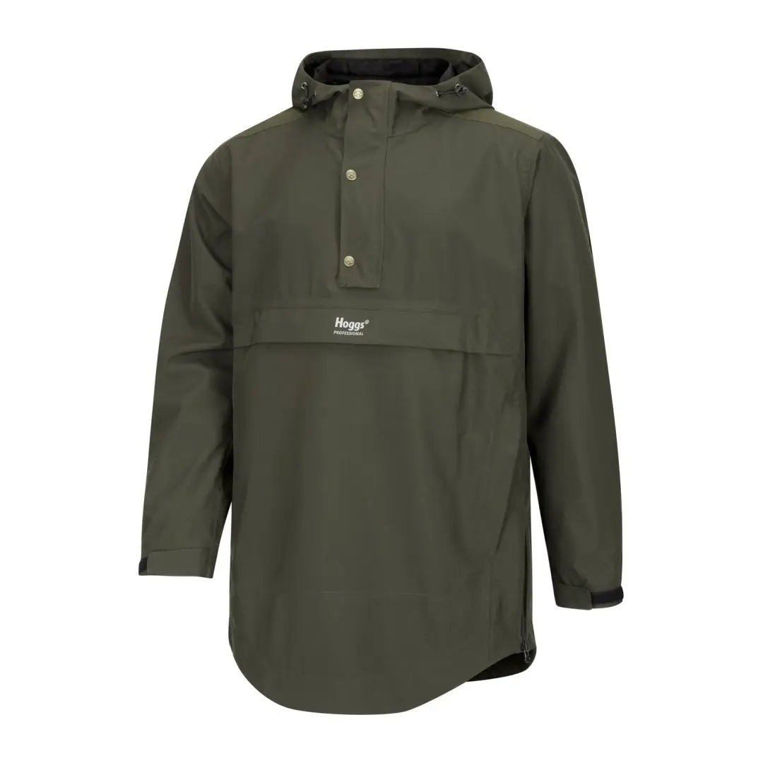 Olive green Hooded Anorak Jacket from Hoggs of Fife Green King II Waterproof collection