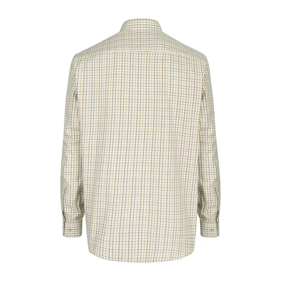 Checkered long-sleeve Hoggs Of Fife Inverness Tattersall Shirt with a classic collar