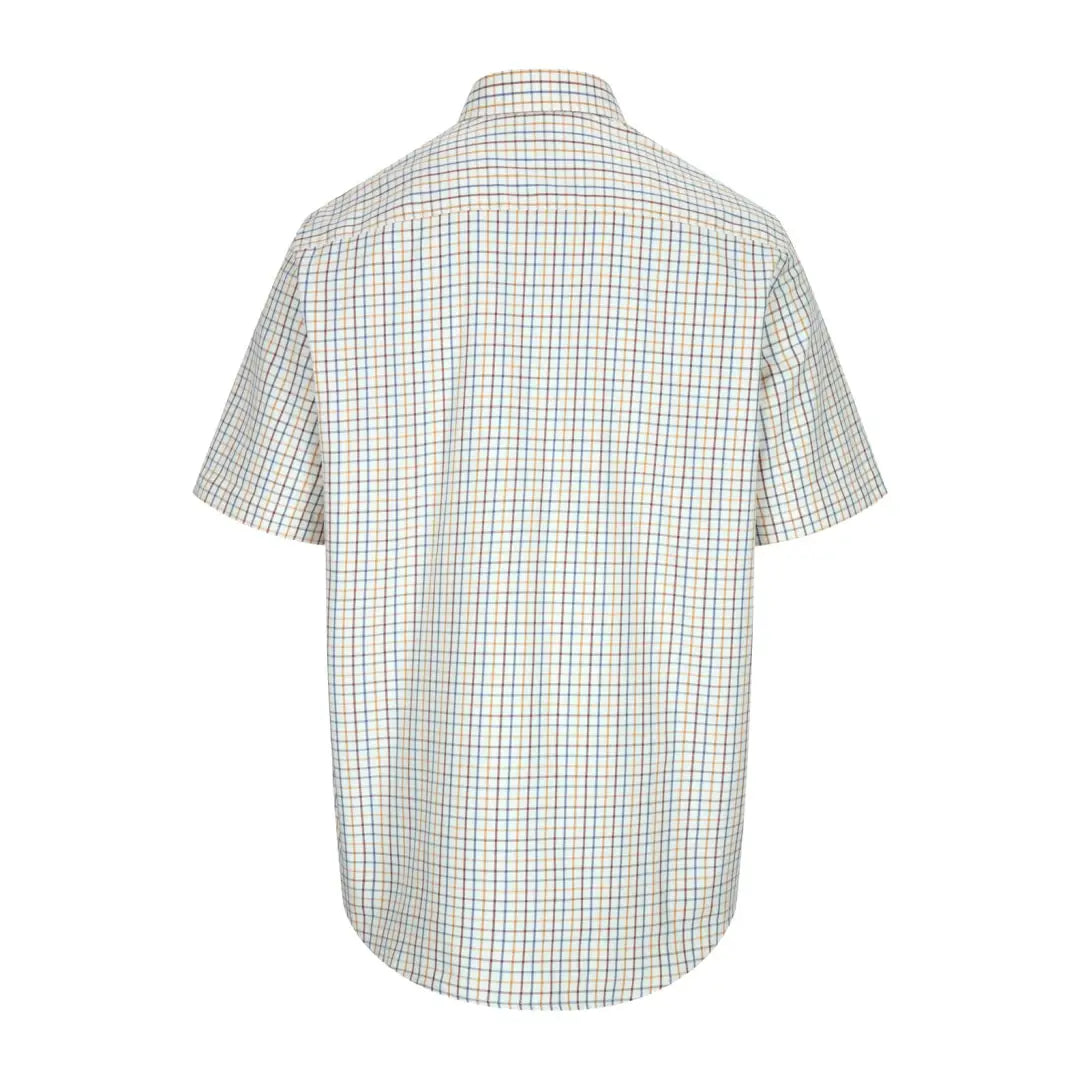 Colorful checkered Kessock Tattersall short sleeve shirt from Hoggs Of Fife