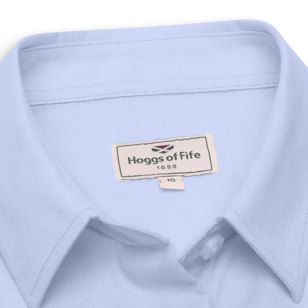 Light blue Hoggs of Fife shirt perfect for country clothing and outdoor adventures