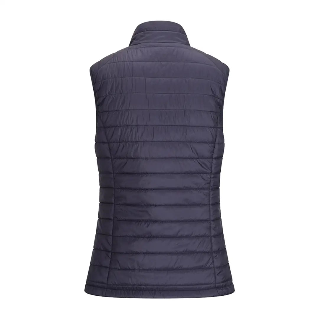 Navy blue quilted puffer vest for stylish country clothing and outdoor adventures