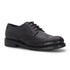 Black leather Muirfield Brogue shoe with perforated detailing for stylish country clothing