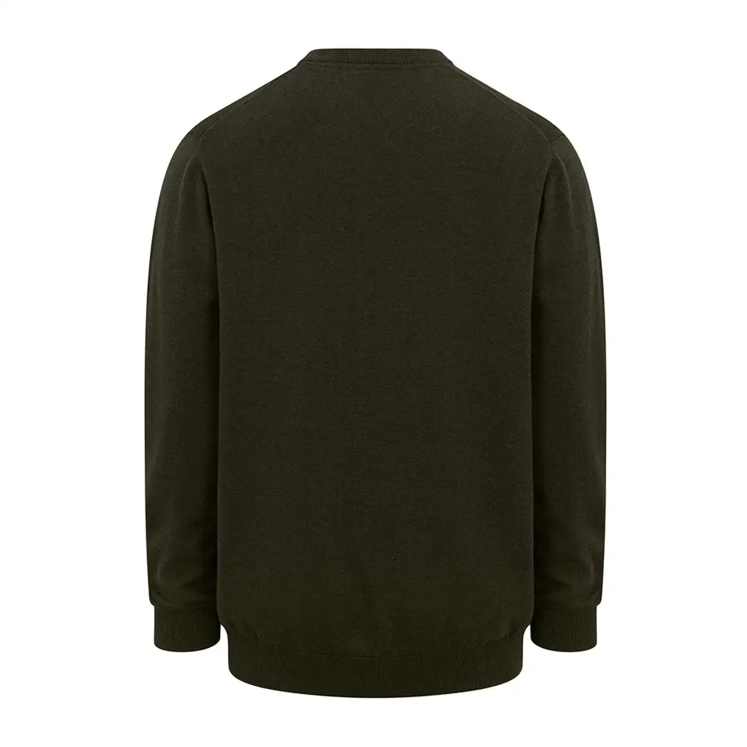 Dark green Hoggs of Fife Stirling II Pullover, an updated version of the classic cotton pullover