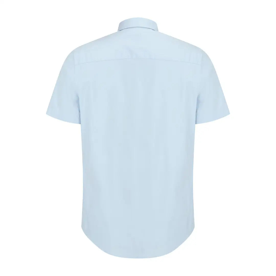 Light blue short sleeve shirt from Hoggs of Fife Tolsta for easy summer style