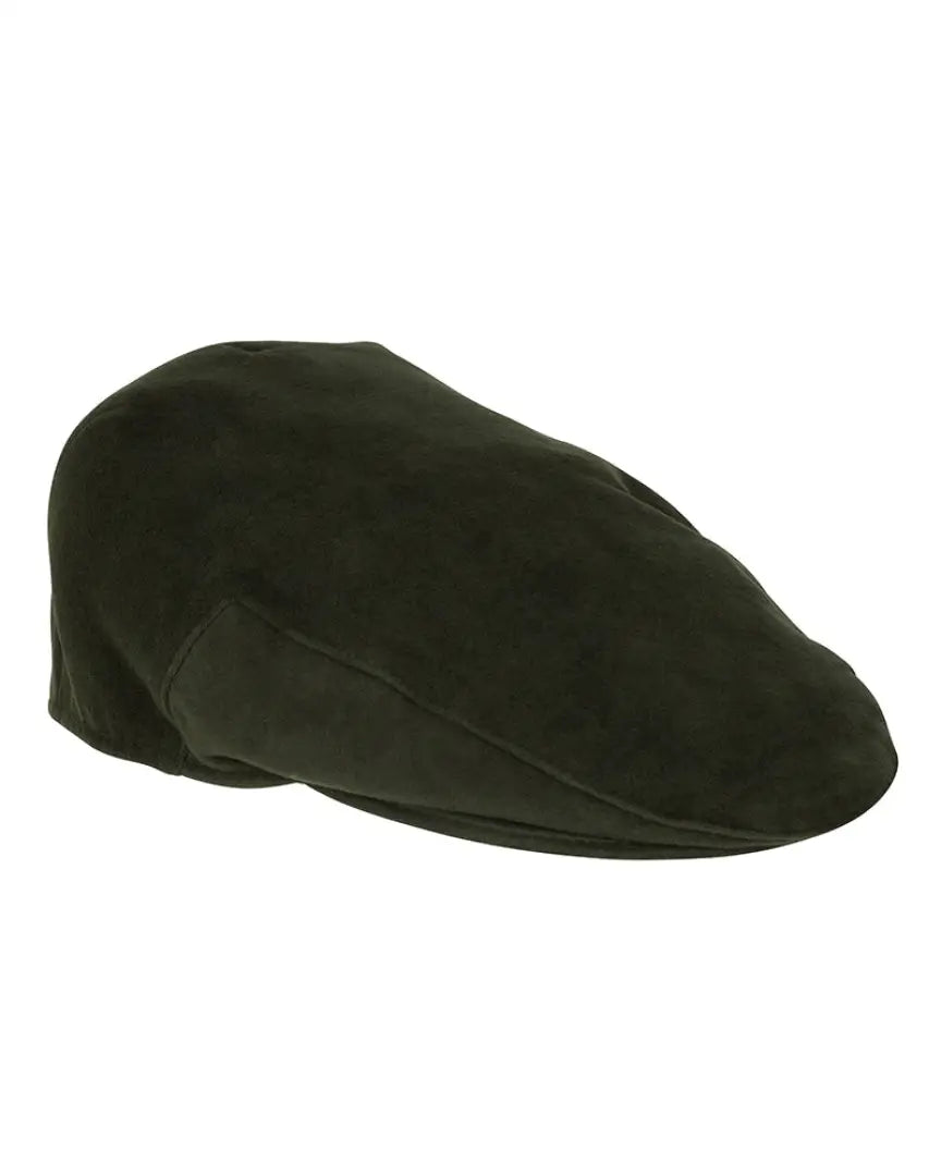 Dark green Hoggs Of Fife Waterproof Moleskin Cap for stylish outdoor wear