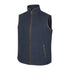 Navy blue sleeveless zip-up vest for kids, perfect Woodhall Junior fleece gilet