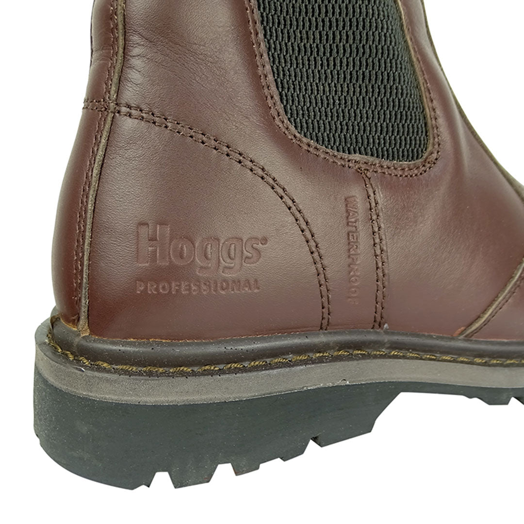 Brown leather work boot from Hoggs of Fife Zeus Safety Dealer Boots for ultimate protection