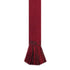 Burgundy knitted scarf with fringed ends from House of Cheviot for stylish country clothing