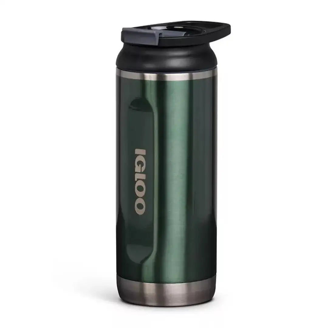 Metallic green Igloo Tumbler 16oz stainless steel mug for staying hydrated on the go