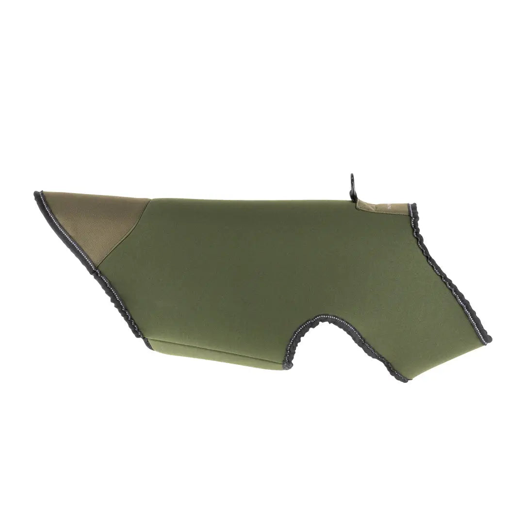 Olive green Jack Pyke 5mm Neoprene Dog Vest with a contoured shape for comfort