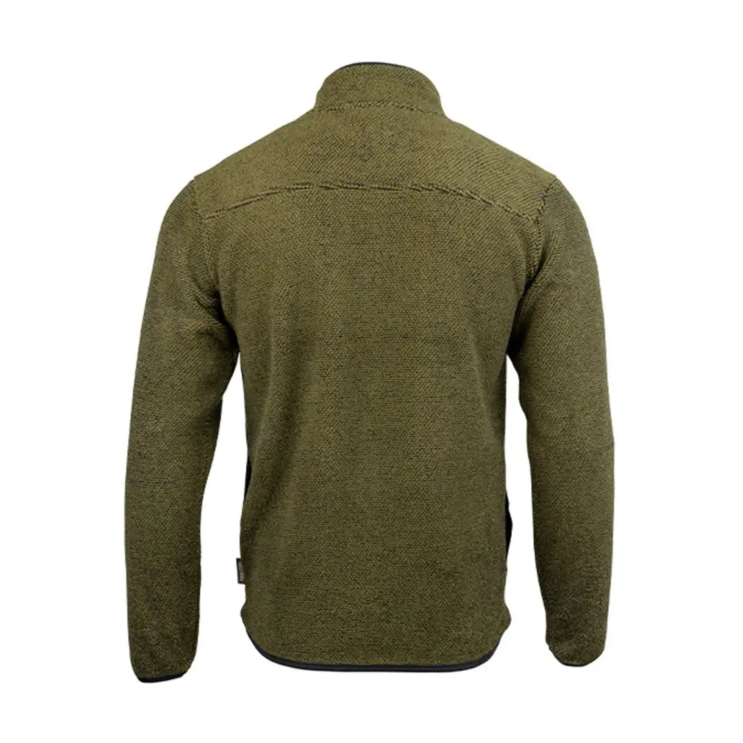 Olive green Jack Pyke Ashdown Fleece Top, perfect for country clothing and hunting gear