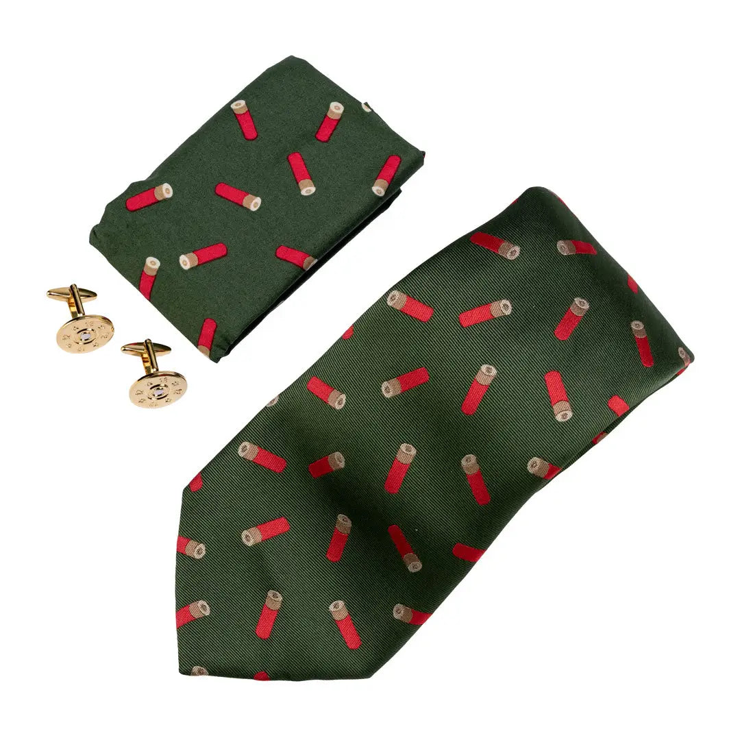 Jack Pyke tie with red shotgun shells pattern, a perfect gift idea for hunters