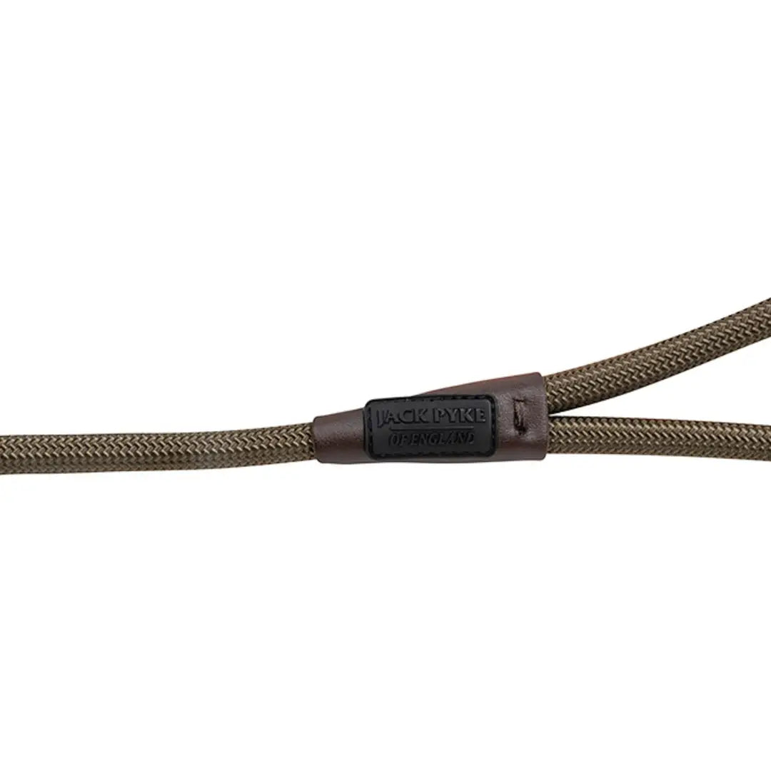 Braided rope slip lead by Jack Pyke with a sturdy black connector piece