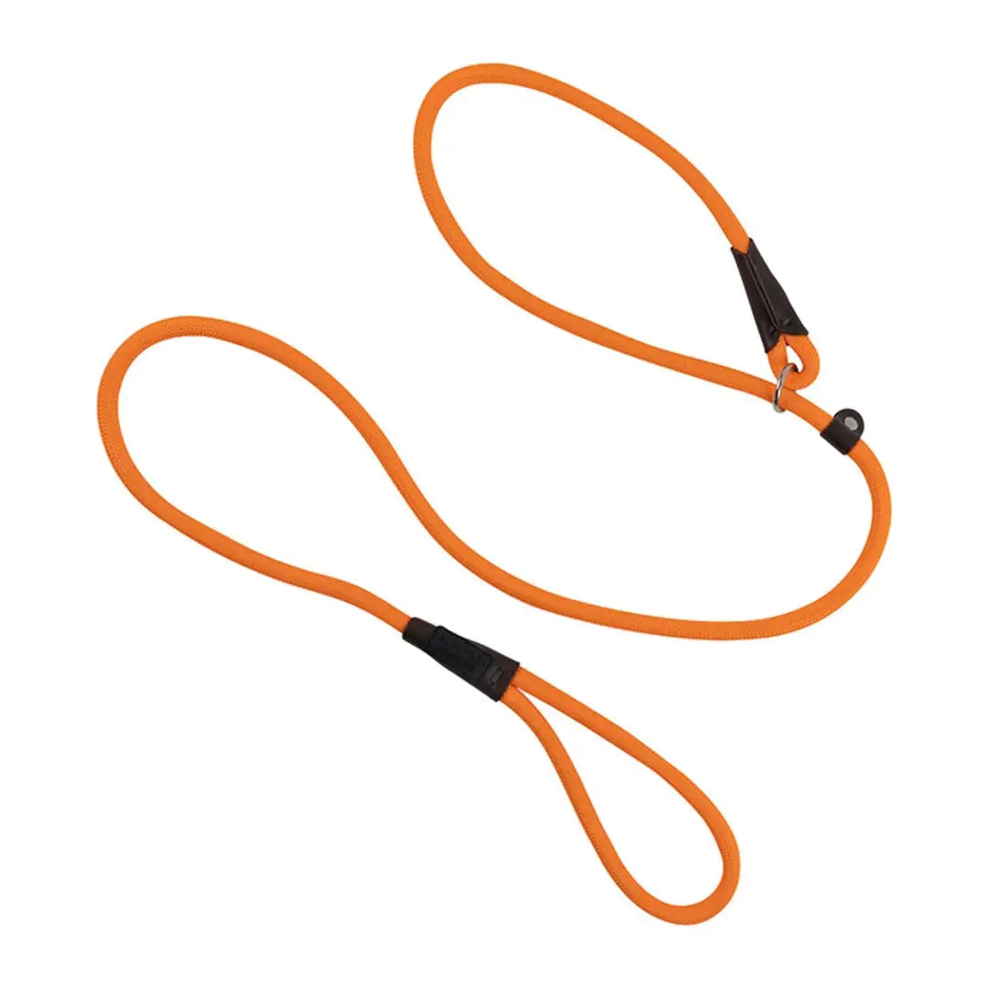 Orange Jack Pyke Slip Lead with loop handle and adjustable collar attachment