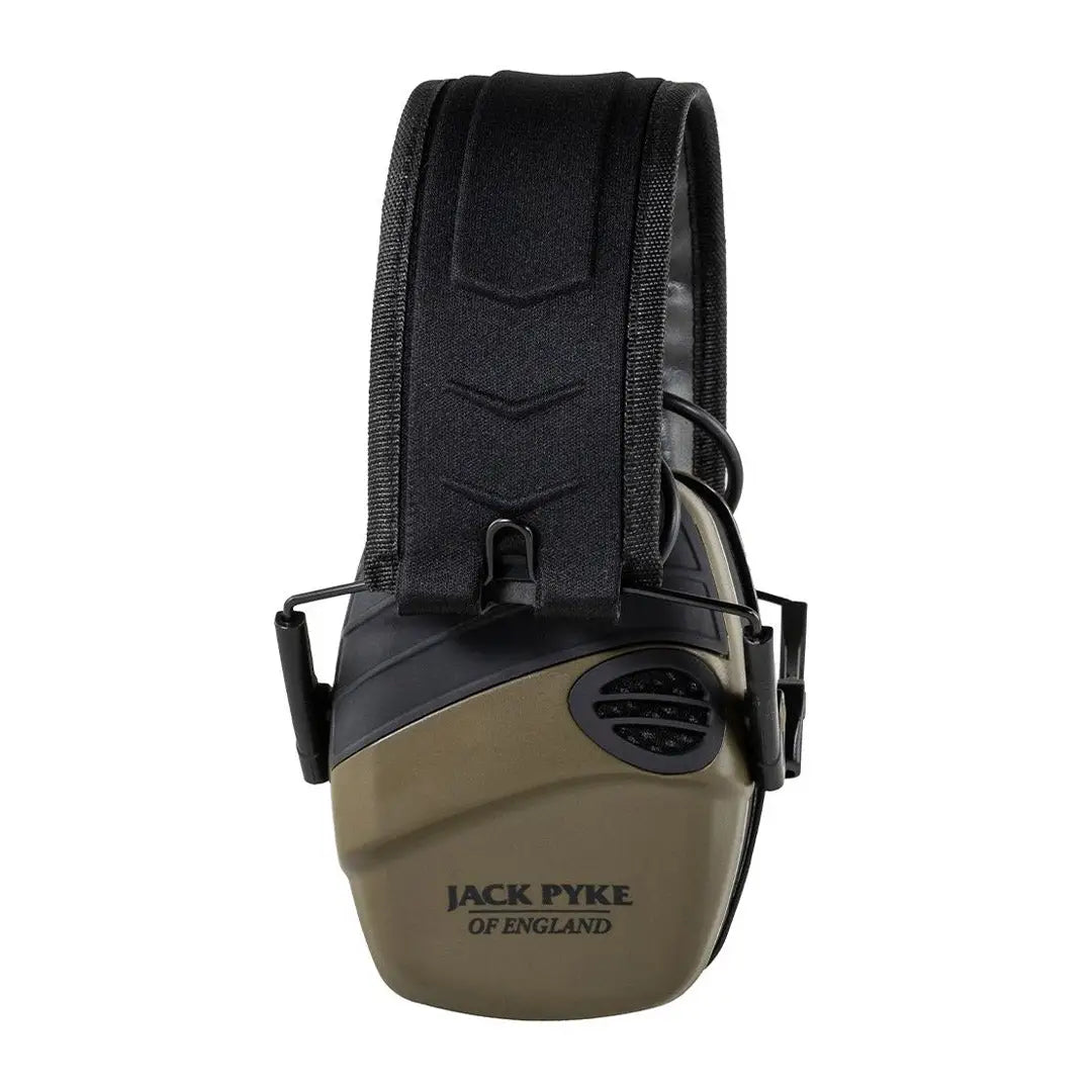 Jack Pyke Electronic Ear Defenders offering noise reduction with comfy ear muffs