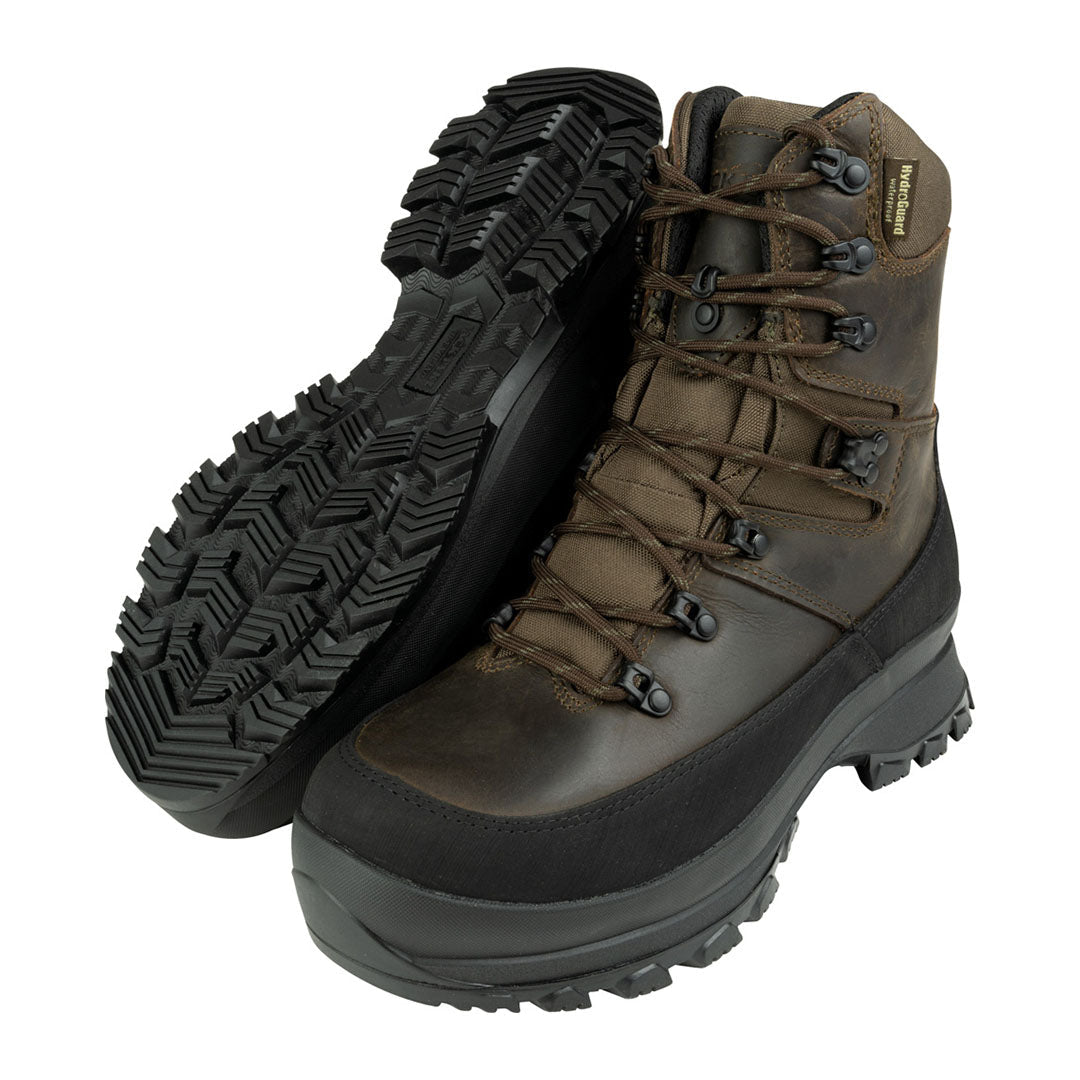 Brown leather hiking boots from Jack Pyke Field for all your outdoor adventures