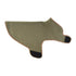 Olive green Jack Pyke fleece dog coat with black trim for stylish pups