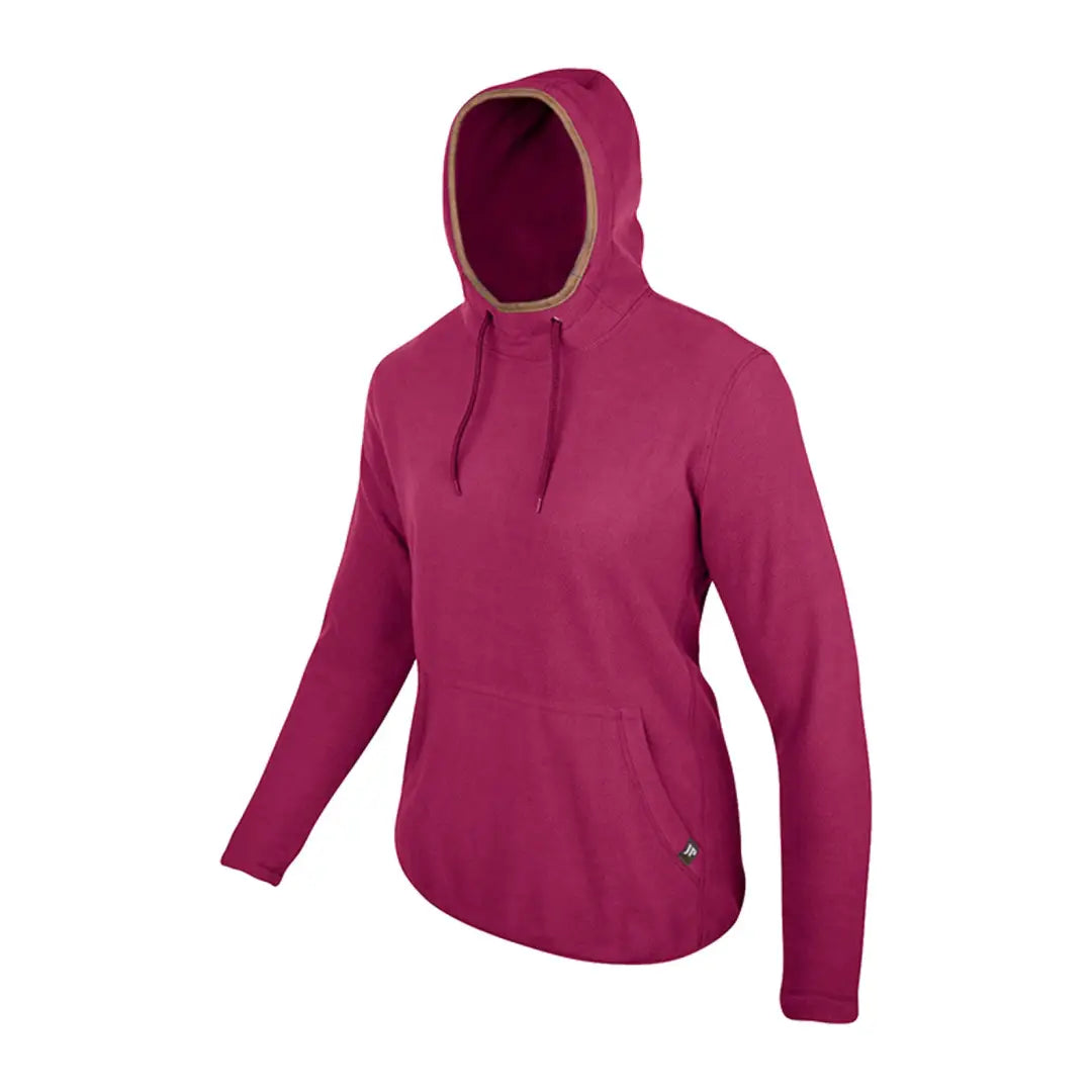 Pink Jack Pyke Ladies fleece hoodie with long sleeves for cozy style