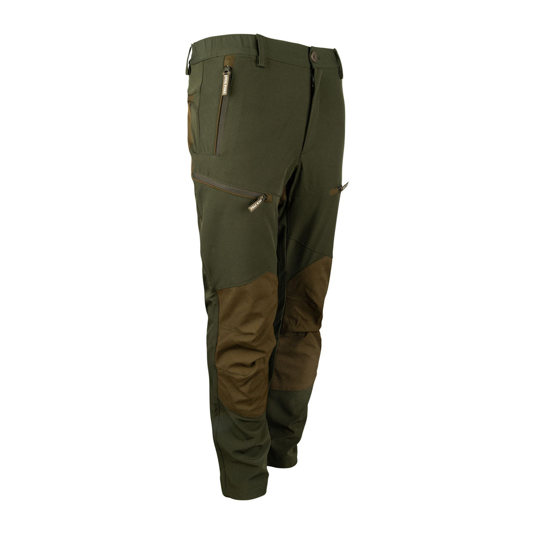 Green and brown Jack Pyke Ladies Technical Trousers perfect for outdoor adventures