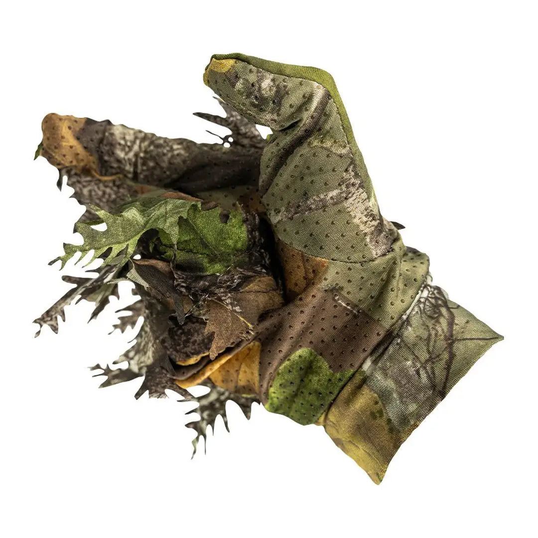 Camouflage Ghillie Suit with leafy texture perfect for Jack Pyke LLCS 3D Gloves