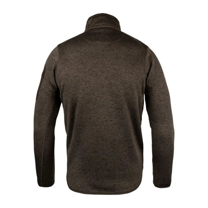 Dark brown turtleneck sweater with long sleeves from Jack Pyke Melange collection