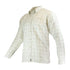 White button-down Jack Pyke Countryman Long Sleeved Shirt with green checkered pattern