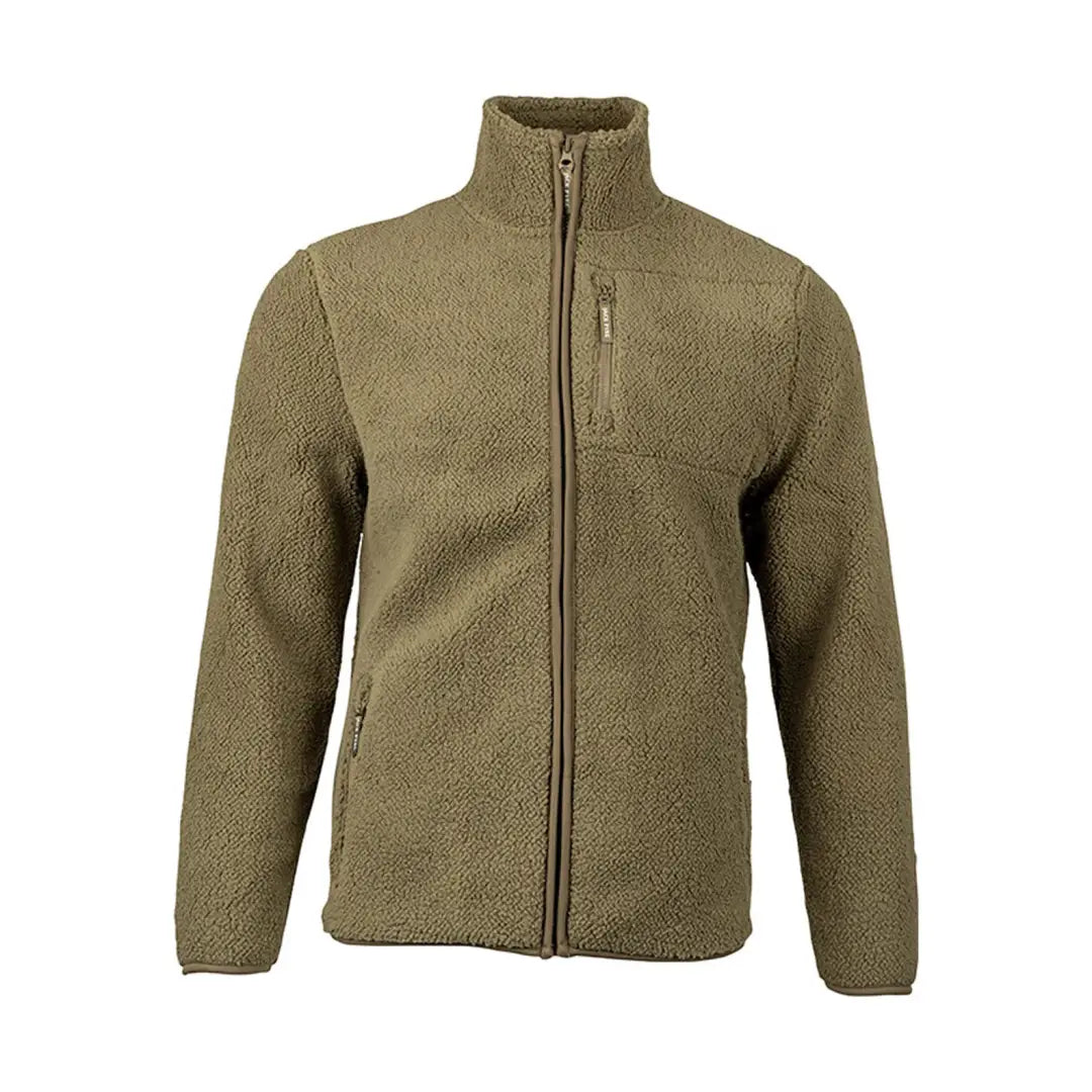 Olive green Jack Pyke Shires Fleece Jacket, perfect for country clothing and hunting adventures