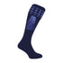 Navy blue Jack Pyke shooting sock with patterned top and tassel detail