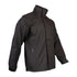 Black waterproof Jack Pyke Technical Featherlite Jacket with high collar and zippered pockets