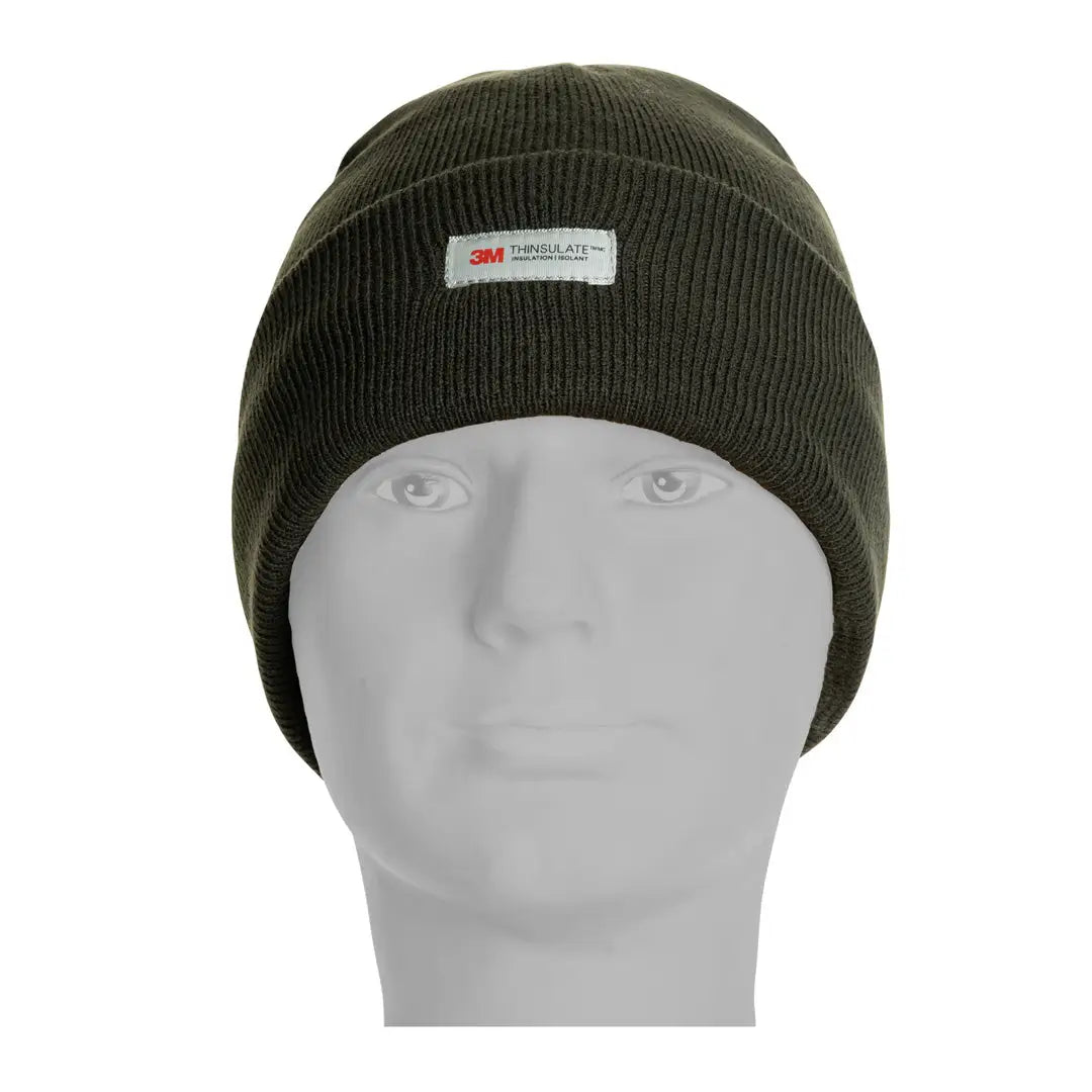 Dark green Jack Pyke Thinsulate Bob Hat featuring a stylish 3M Thinsulate label